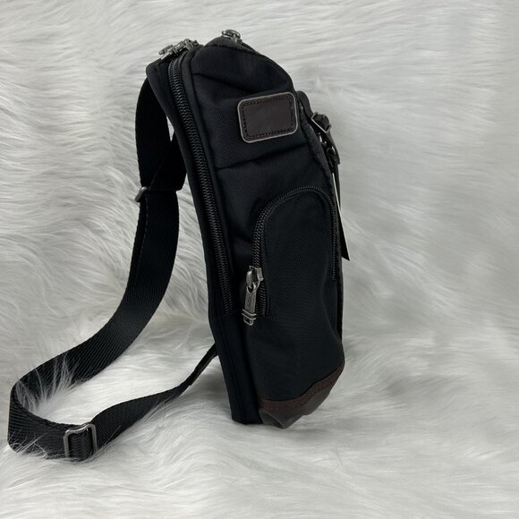 NEW Tumi Alpha Bravo Monterey Sling Shoulder Bag Black - Picture 3 of 11